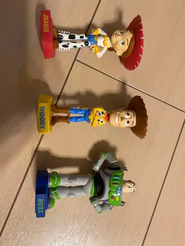 토이 스토리 목각 인형 3개 세트