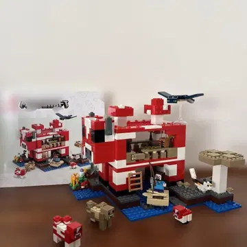 [ 21270 ] LEGO 마인크래프트 버섯 소 하우스