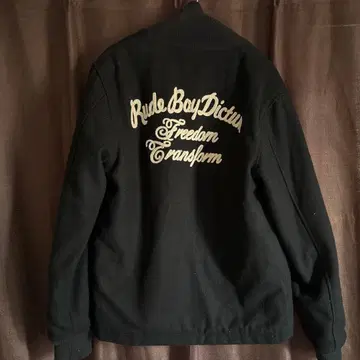 ETBX 남성용 바시티 자켓 자수 로고 부착 자켓