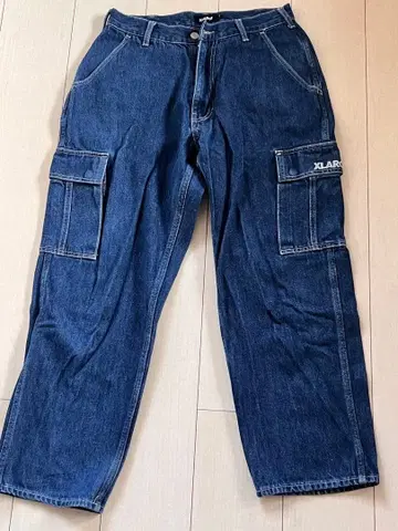 XLARGE 카고 팬츠 32 블루