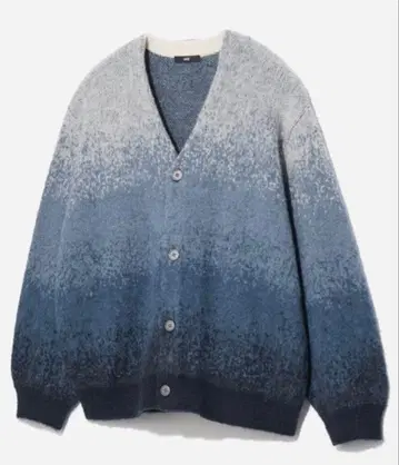 그라데모헤어 니트 가디건 HARE 블루 남성용 여성용
