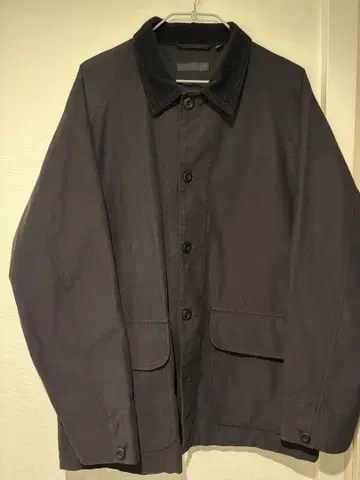 유니클로 유틸리티 자켓 블랙 코듀로이 XL