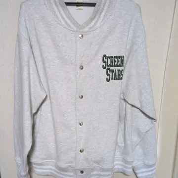 니코앤드 스크린스타즈 별주 맨투맨 스냅 자켓 M 그레이