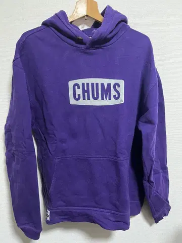 CHUMS 후드티 XL 퍼플