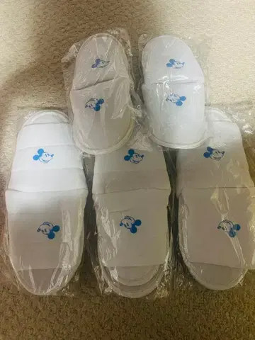 미키마우스 슬리퍼 5족 세트