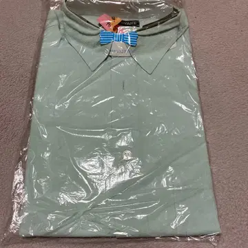 ISSEY MIYAKE 주름 가공 셔츠 민트 그린