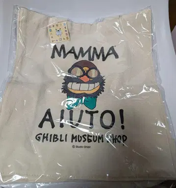 [ 미개봉 새상품 ] 지브리 미술관 한정판 지브리 만마유토 토트백
