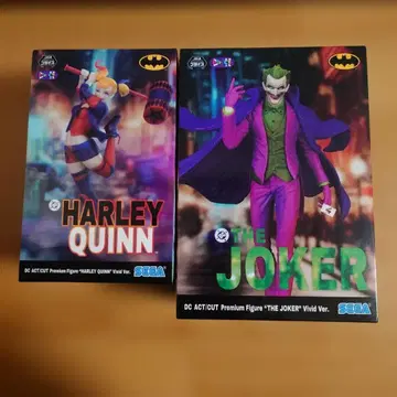 할리 퀸 & 조커 피규어 2체 세트
