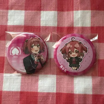 카라피치 컬러풀피치 노아 훼미리마트 콜라보 캔뱃지 2개 세트