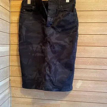 S1231,28 HYSTERIC GLAMOUR 블랙 카모플라쥬 스커트