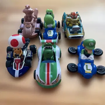 마리오 캐릭터 미니카 세트 6대