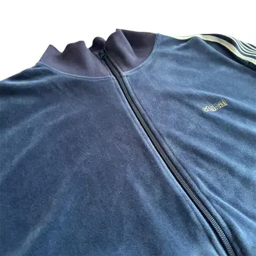 90S SIGNAL 벨로아지 L 사이즈 트랙 자켓 저리