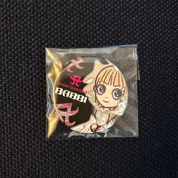 하마사키 아유미 ayumi hamasaki BABBI 콜라보 캔뱃지