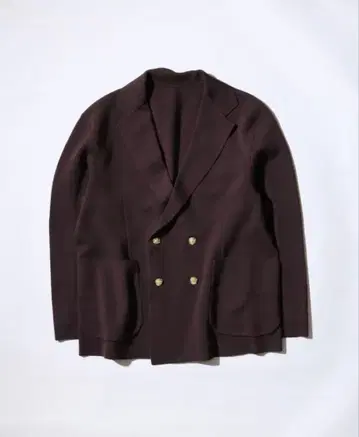 MB 하이엔드 니트 블레이저 브라운