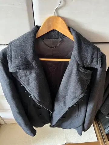 Goa 블랙 울 혼방 자켓 사이즈 2