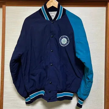 DeLONG 바시티 자켓 네이비 시애틀 마리너스 M 사이즈