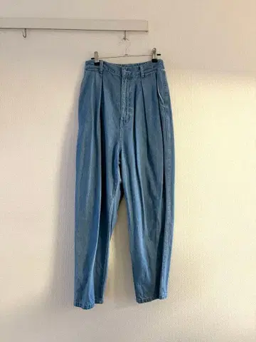 OSMOSIS 데님 루즈 테이퍼드 팬츠