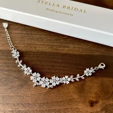 STELLA BRIDAL 팔찌 플라워 모티브 웨딩