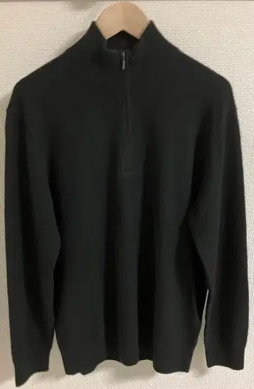 UNIQLO 캐시미어 하프 지퍼 스웨터 L 사이즈