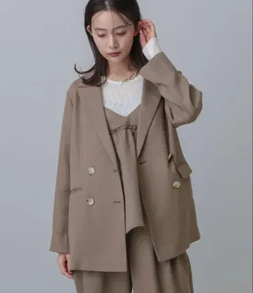 린넨 라이크 W 자켓 베이지 L 글로벌 워크