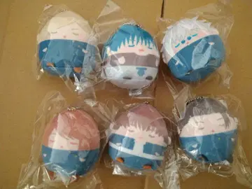 주술회전 누이복권2 복권메이트 E상 후와코로링 6점 세트