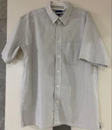 BEAMS 스트라이프 반팔 셔츠 L