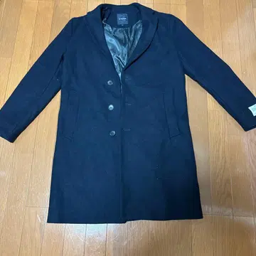 RAGEBLUE 블랙 체스터 코트 S