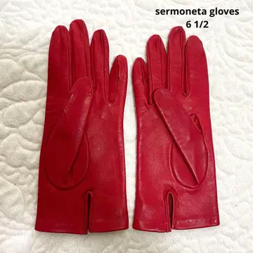 sermoneta gloves 레드 6 1/2