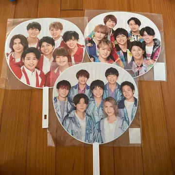 WEST 부채 3개 세트