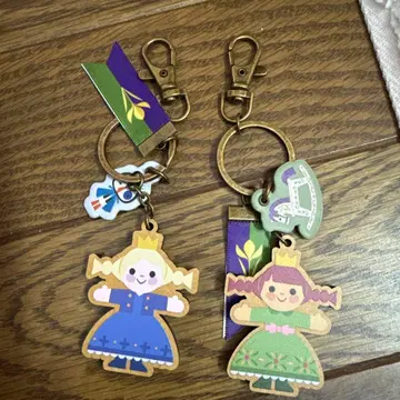 디즈니씨 판타지 스프링스 아나와 눈의 여왕 키체인 2개 세트