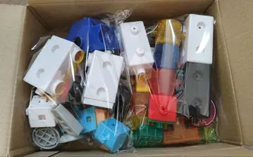 플라스틱 블록 부품 세트