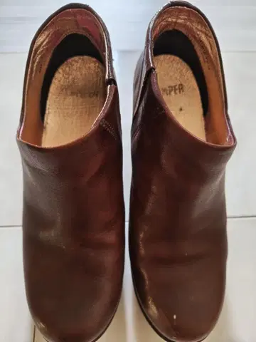 CAMPER 브라운 사이드 고어 부츠