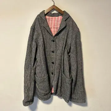 니들워크 그레이 헤링본 테일러드 자켓