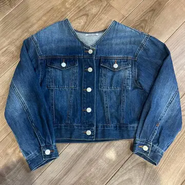 COHINA 코히나 노카라 데님 자켓 숏 기장