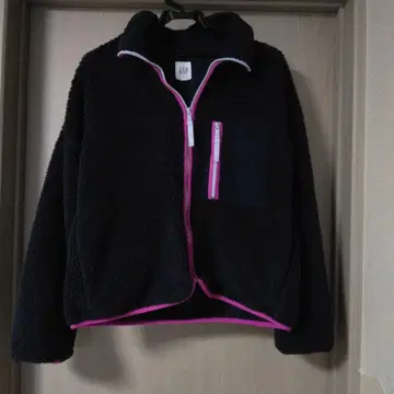 GAP 플리스 자켓 네이비 핑크