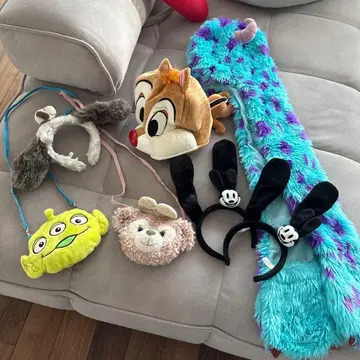 디즈니 캐릭터 머리띠 잡화 세트