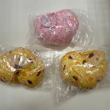 산리오 캐릭터즈 퀼트 미니 쿠션 마스코트 3종 세트
