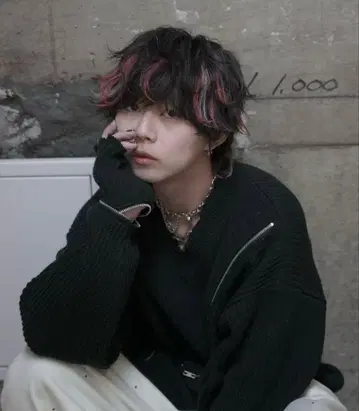 [ GRANCY ] 지퍼 디자인 비대칭 니트 블랙 S