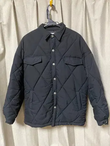 WESTBOY 퀼팅 자켓 블랙
