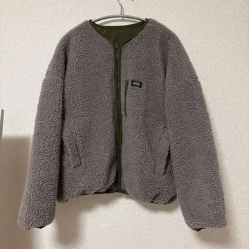 리버서블 보아 자켓 그레이/올리브