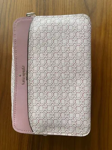 케이트 스페이드 숄더백 핑크/화이트