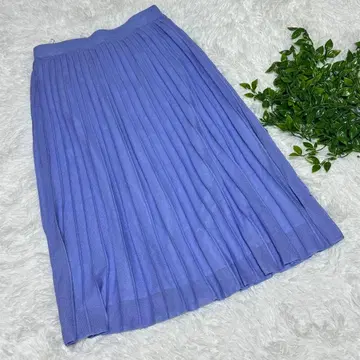 새상품 리플렉트 시어 자카드 스커트 M 드레이프 허리밴딩