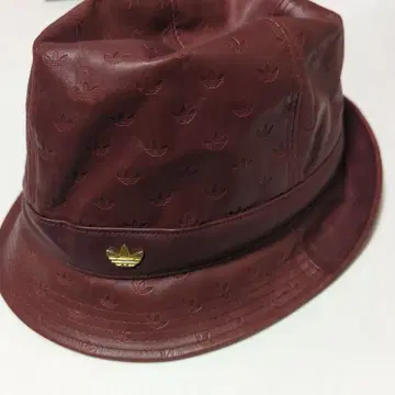 빈티지 2004년제 아디다스 adidas 소가죽 엠보싱 버킷햇