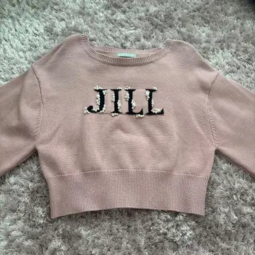 JILL 자수 펄 장식 니트