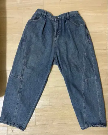 이지미스 배기 데님 팬츠 XL 사이즈