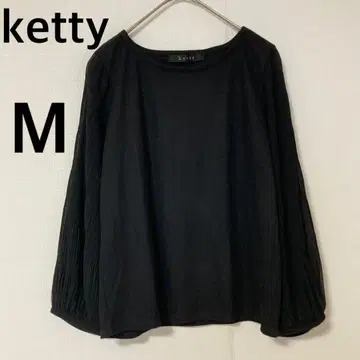 ketty 플리츠 풀오버 [ M ] 블랙 일본제 캐주얼