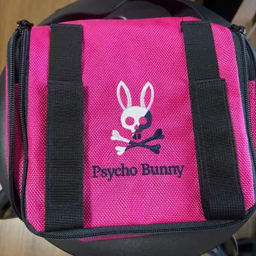Psycho Bunny 핑크 수납 백 미사용 새상품