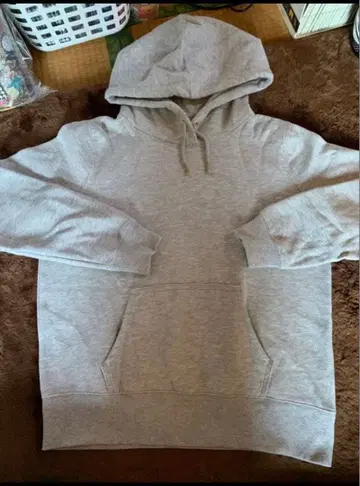 여성용 후드 부착 후드티 XL 사이즈 착용 구제 의류 GU