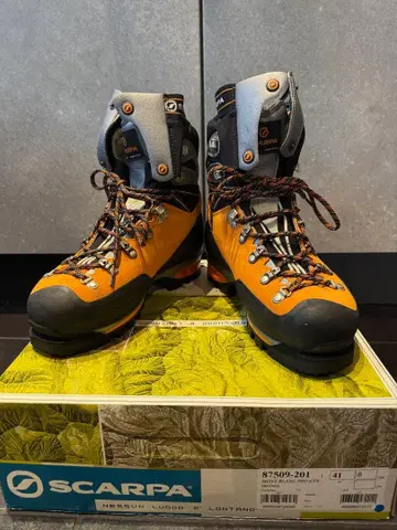 SCARPA 스칼파 몽블랑 프로 GTX 오렌지 41