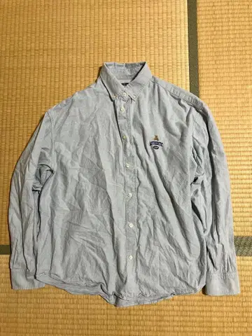 GAP 버튼다운 셔츠 스카이블루 S